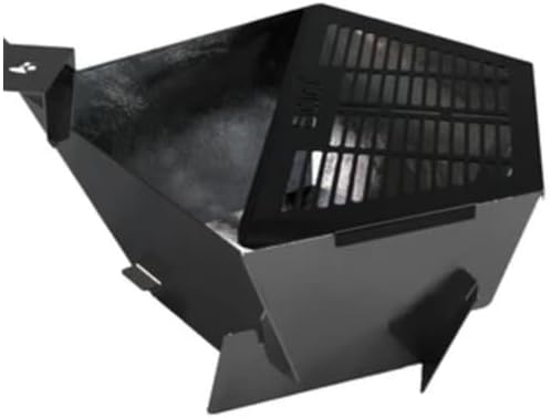 Tromen Cinquecento Fire Pit Grill – Geometric Design, Heavy-Duty Steel