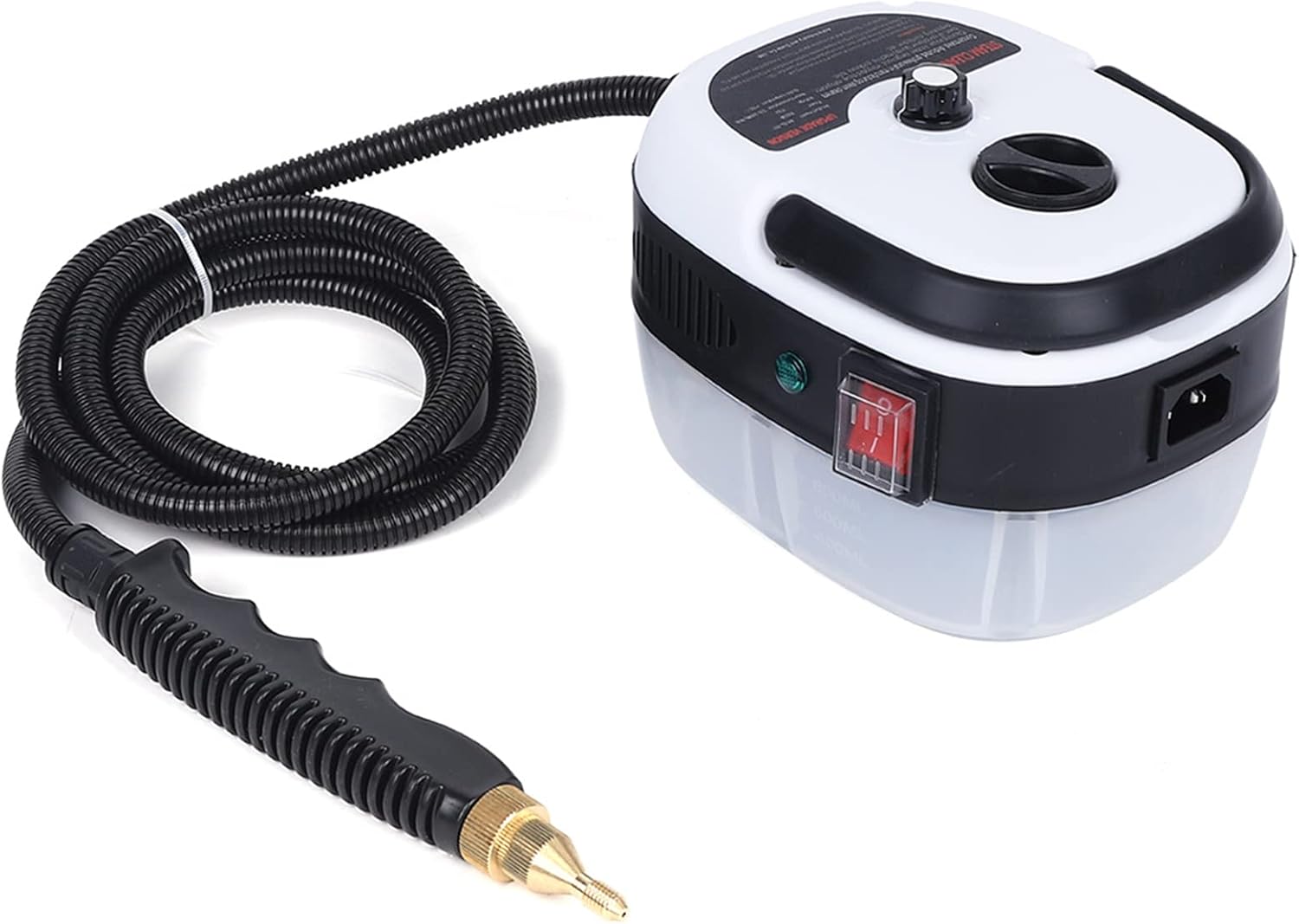 Handheld Steam Cleaner 2500W High-Pressure Steam Cleaner Machine Kit 3-5bar w/Extension Hose High Pressure Portable Compact Dirt Remove for Home Car Kitchen Windows