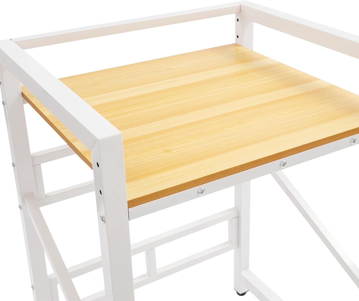 Heavy Duty Washer Dryer Stacking Rack Stand, 661lLBS Premium Iron Universal Washer Dryer Stand for Bathroom Laundry Room, 3-Level Adjustable Height (35.4in/37.4in/39.4in), White