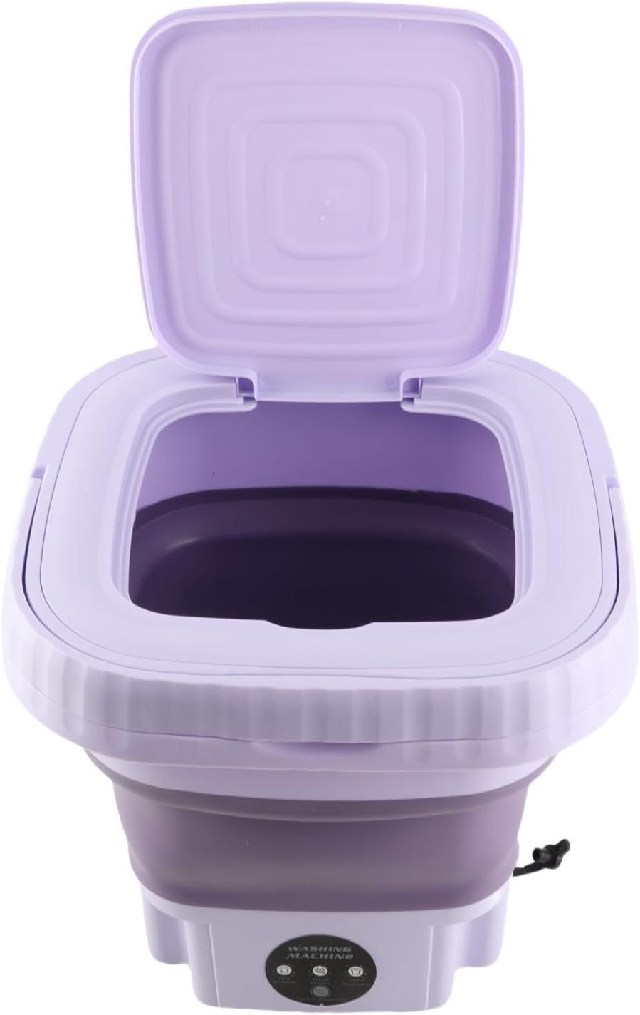 Portable Washing Machine, 11L Automatic Folding Mini Washer with 3 Modes Deep of Underwear, Socks, Foldable Small Washing Machine for Apartments, Dorm, Camping, RV, (US Plug)