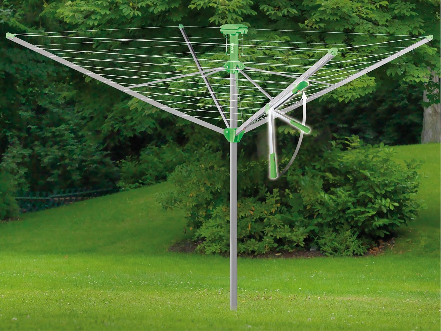 Exaco Trading Company Juwel Nova Plus 500 Rotary Line Dryer, Silver/Blue, Size Pillow357