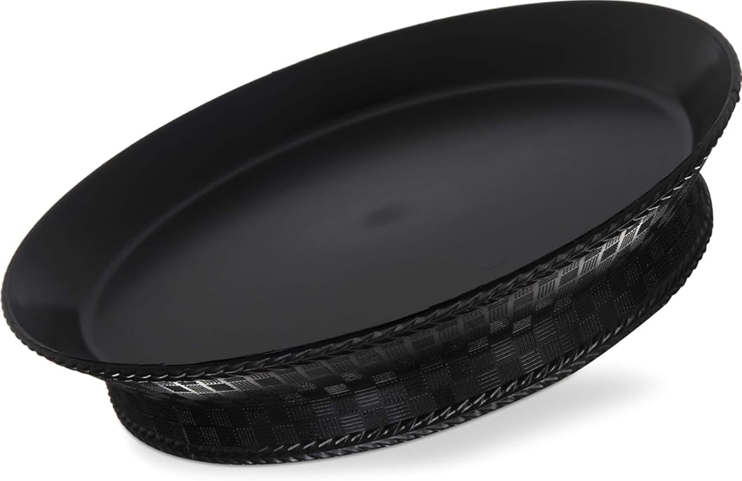 Carlisle FoodService Products 652703 WeaveWear Round Serving Basket, 10