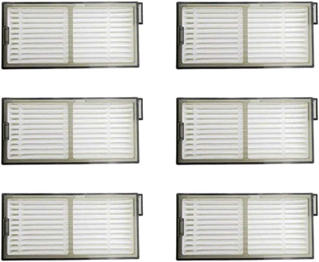 Vacuum Cleaner Side Brush Accessories Compatible for Cecotec Conga, 5490 6090 7090 Robot Vacuum Cleaner Main Side Brush Hepa Filter Mop Cloth Replacement Spare Parts(Orange)