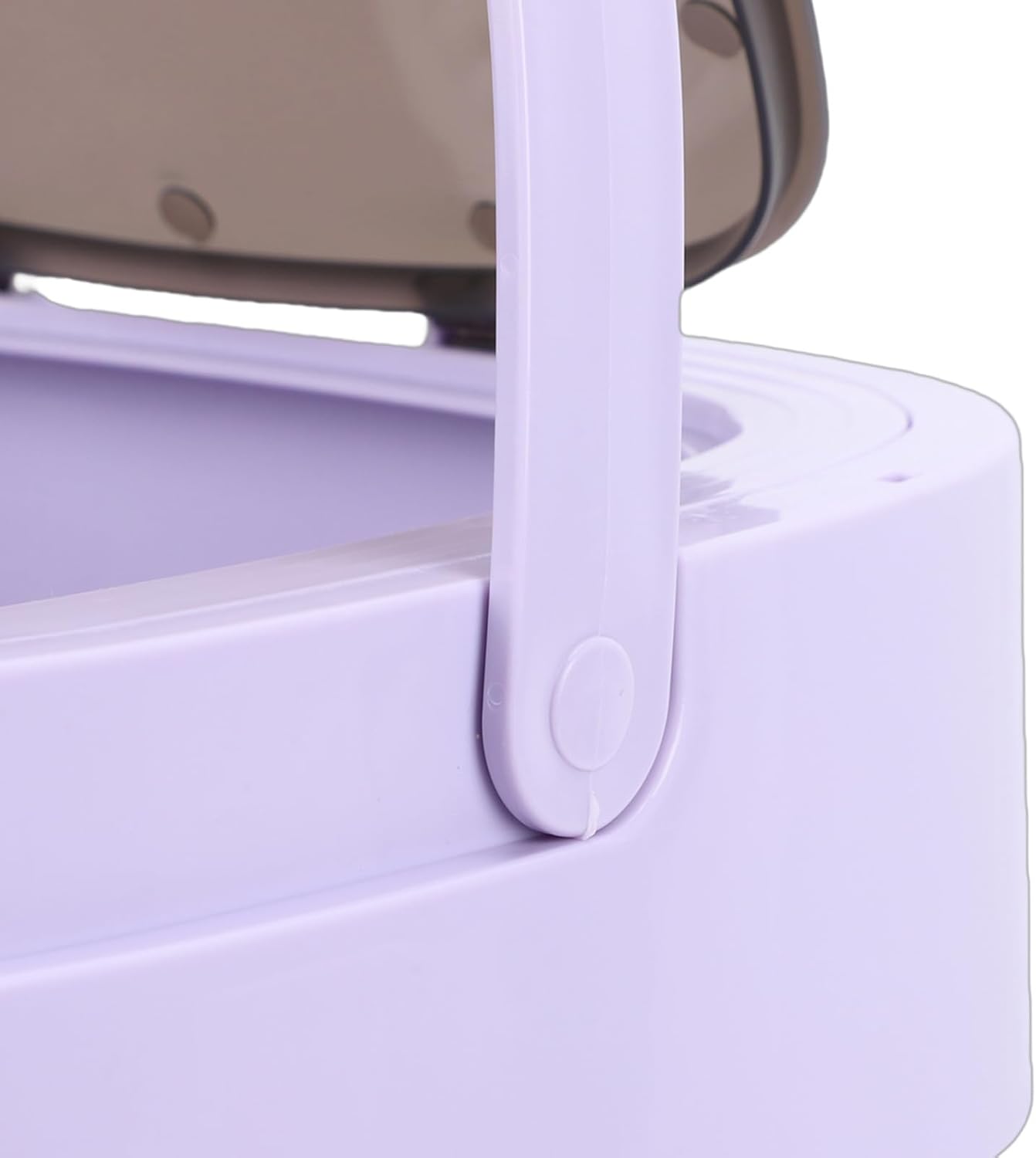 Diydeg 8L Portable Washing Machine with 3 Cleaning Modes, Foldable Washer, Drain Basket, Small Laundry Machine for Toddler Clothes, Underwear, Socks, Toys (Purple)