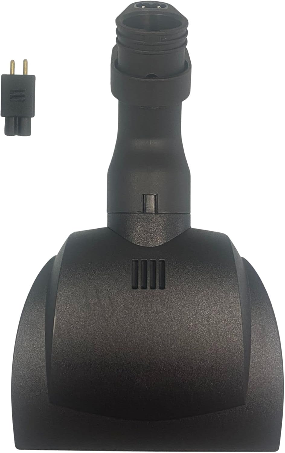 Wessel-Werk HEB 160 Compact Hand Held Electric Power Brush, 120v Vacuum Powerhead with Swivel Neck and Flush Fitting Adapter Plug for Hose Handle