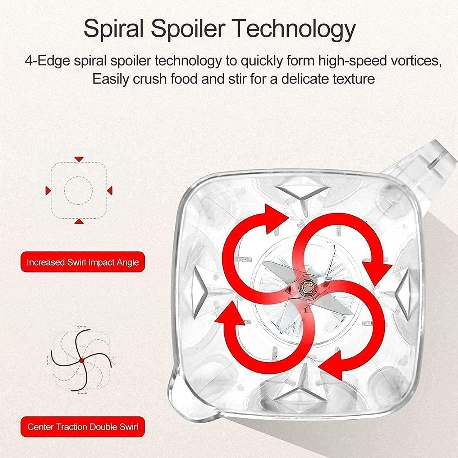 Home Small Ice Crusher, Milkshake Smoothie 1000 W Blender, High Speed Ice Crusher 2L Home Heating Automatic Cooking Machine