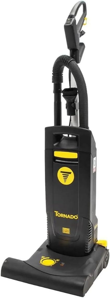 Tornado CVD 38 Dual Motor Vacuum Cleaner - Model 91440, 15-Inch Commercial Upright Vacuum, Powerful Suction, Advanced Filtration, Ideal for Carpet & Hard Floors