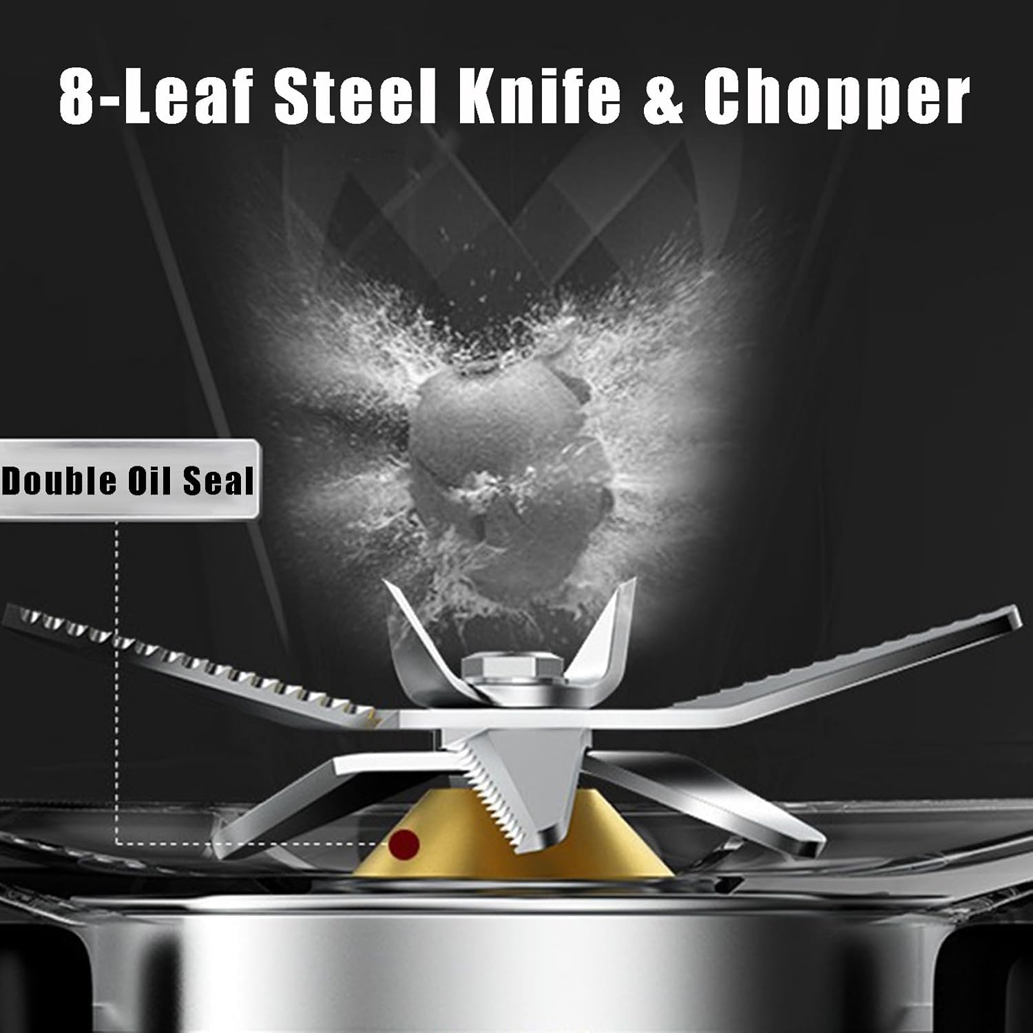 2200W Commercial Soy Milk Maker Smoothie Blender, 6L/7L Nut Processor with 8-Blade, 9-Speed Adjustable, Timer (7L)