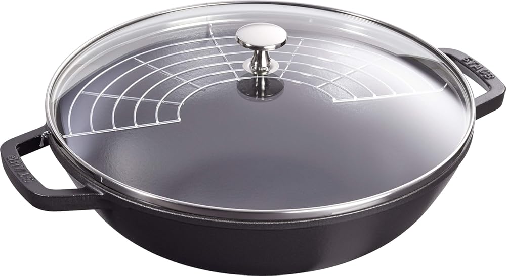 Dust specialities Wok Ø 30 CM Black