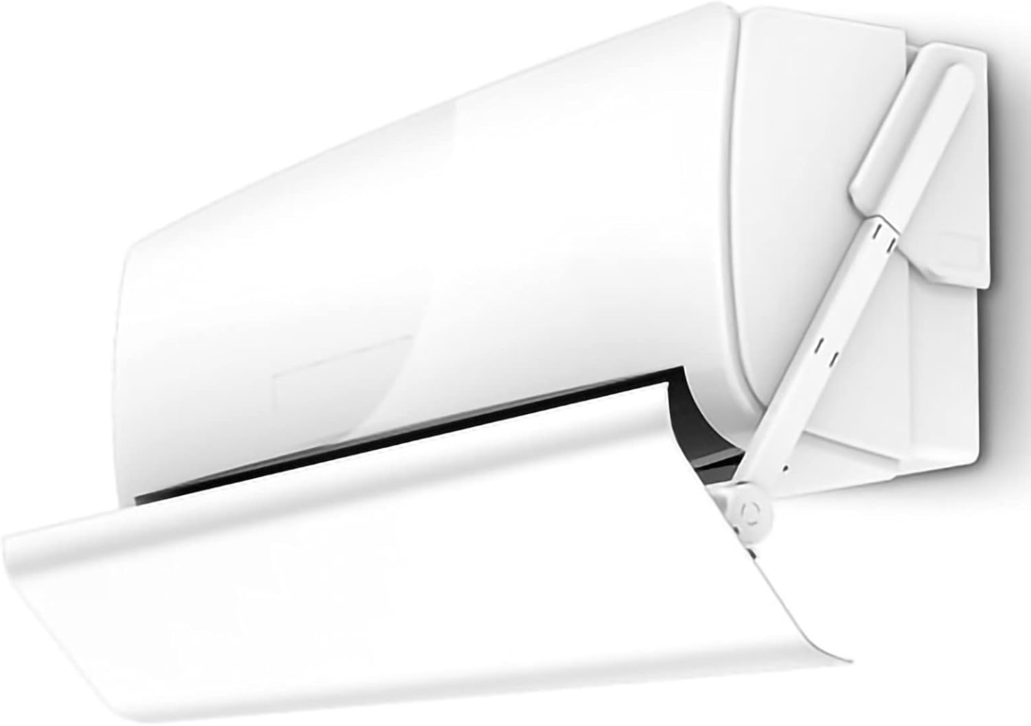 Air Conditioner Windshield, Wall-Mounted Anti-Direct Blowing Wind Deflector, Retractable Design, No Perforation Installation for Optimal Comfort