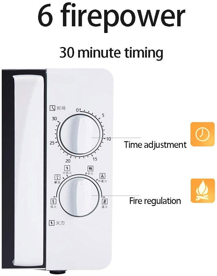 Solo Manual Microwave with No Rust Interior for Easy Cleaning, Soft Touch Housing and Matt Finish, Auto Defrost, Cotton White, 20 Litre with 6 Power Levels, 800 W Useful