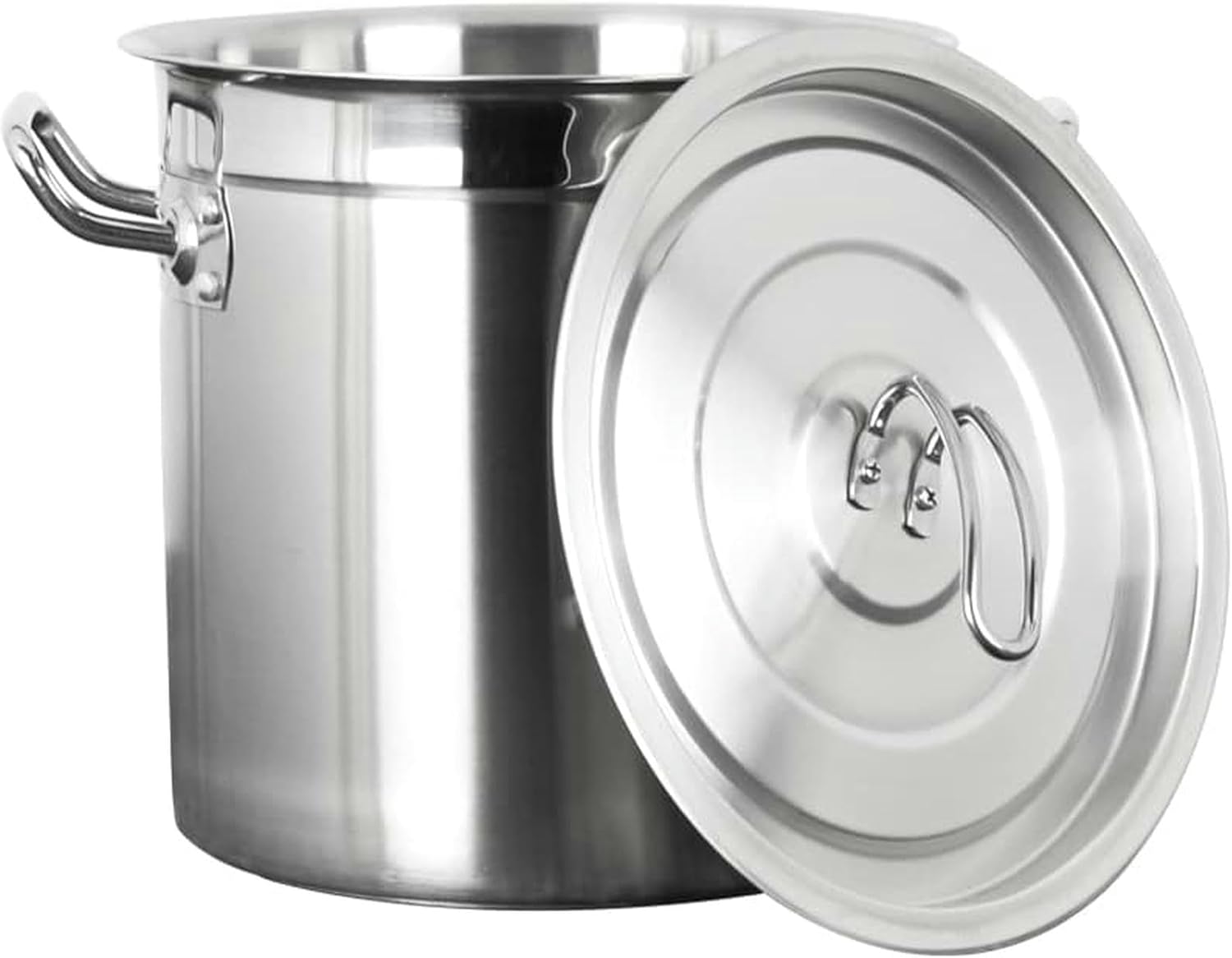 3 Sizes Heavy Duty Commercial Seafood Boil Pot - Large Stainess Steel Outdoor Turkey Fryer Pot Soup Boiler w/Strainer Basket for Large Batches of Crawfish Crabs Boils,45，45x45cm