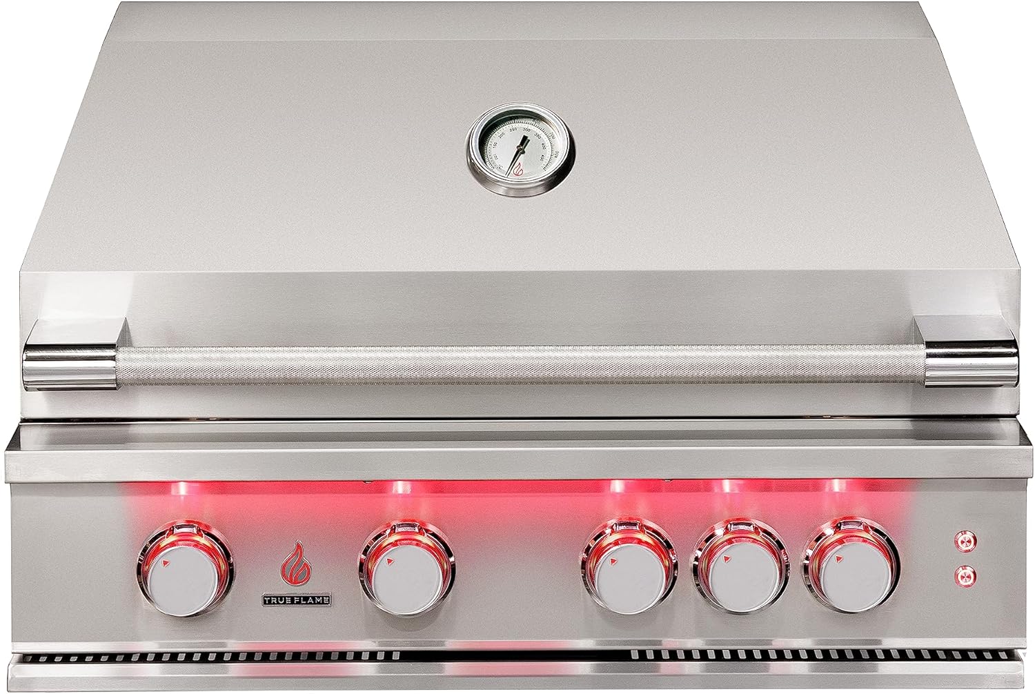 Premium 32-Inch 4-Burner Built-In Propane Gas Grill w/Rear Infrared Burner & Grill Lights - TF32L