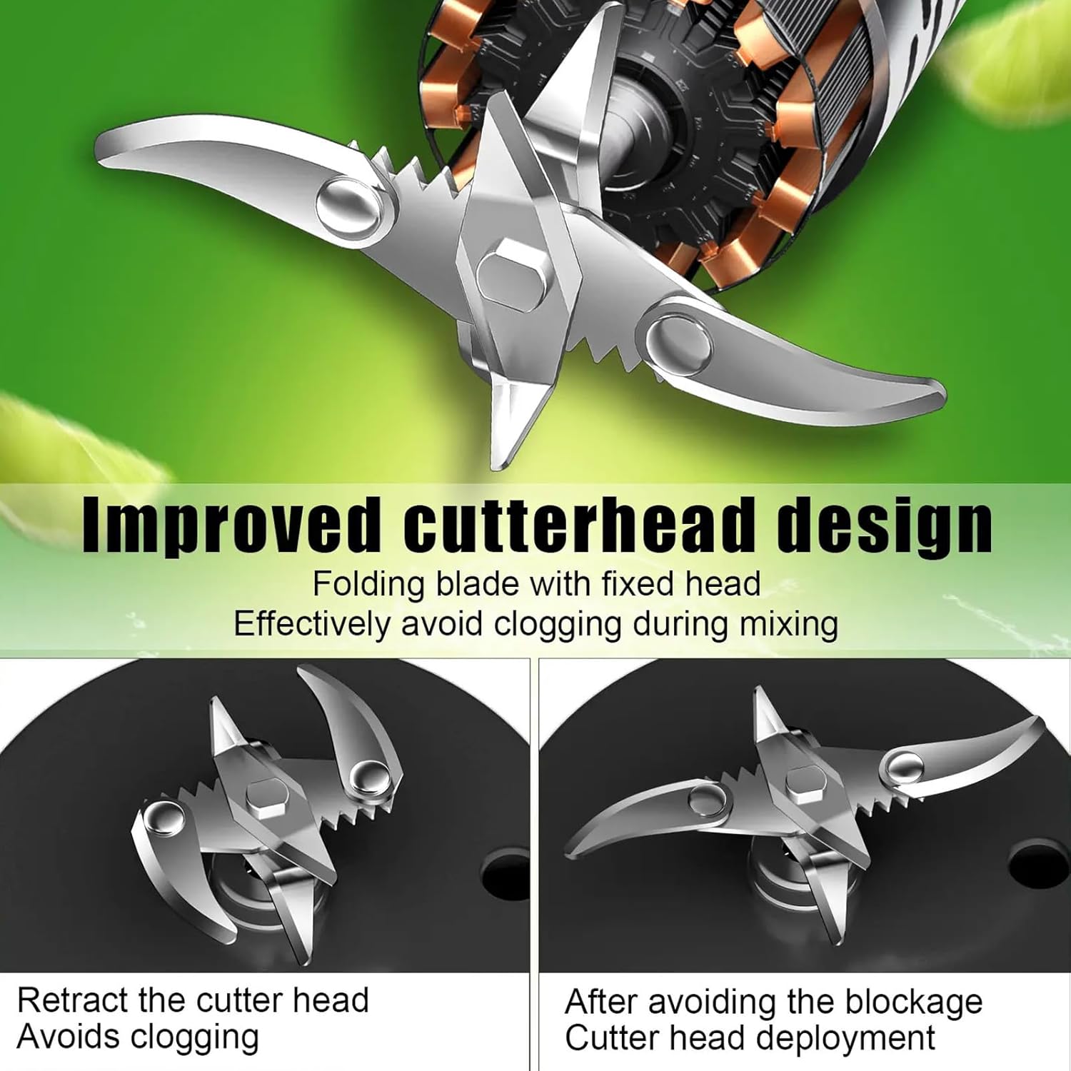 Portable Mini Blender, 600ml Shakes Blender 20oz USB Rechargeable IPX8 Double Gear 6 Blades 18000rpm 4000mAh with Cleaning Brush Blender Cup for Shakes Juice