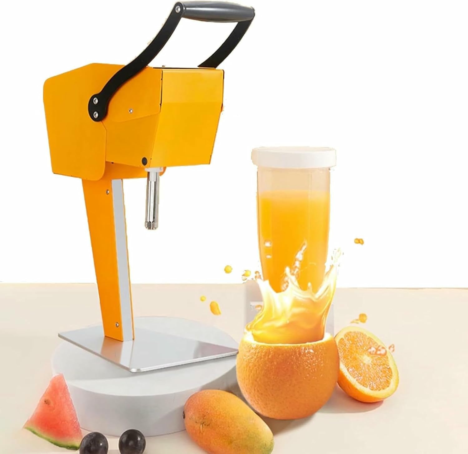 Commercial Electric Juicer Machine,48W Stainless Steel Fruit Juice Blender,Fresh Juice Blender, Tabletop Watermelon Pineapple Fruit Juicer-