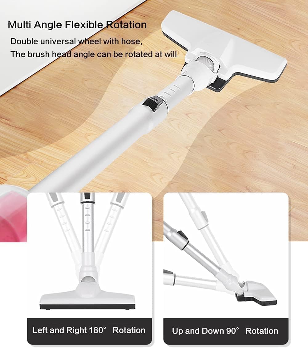 Handheld Vacuum Clean,Upright Vacuum Cleaner Quiet Stick Vacuum Cleaner Light Weight, 12000 pa Powerful Suction Handheld Corded Upright Vacuum Cleaner with HEPA Filter, 700W Hi Power Motor Stick Vacuu