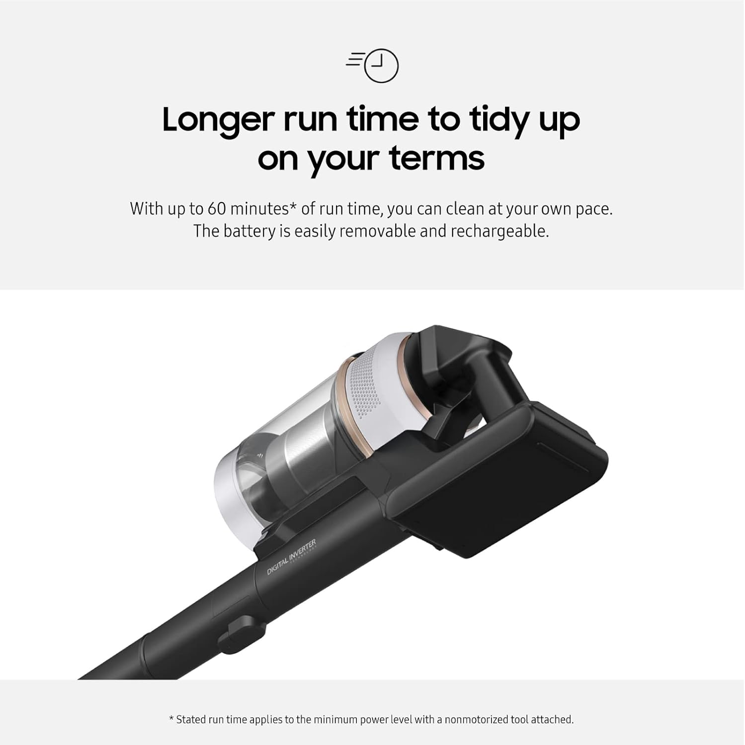 Samsung Bespoke Jet Cordless Stick Vacuum w/ Clean Station, VS20A9580VB/AA, 2023, Midnight Blue (Renewed)