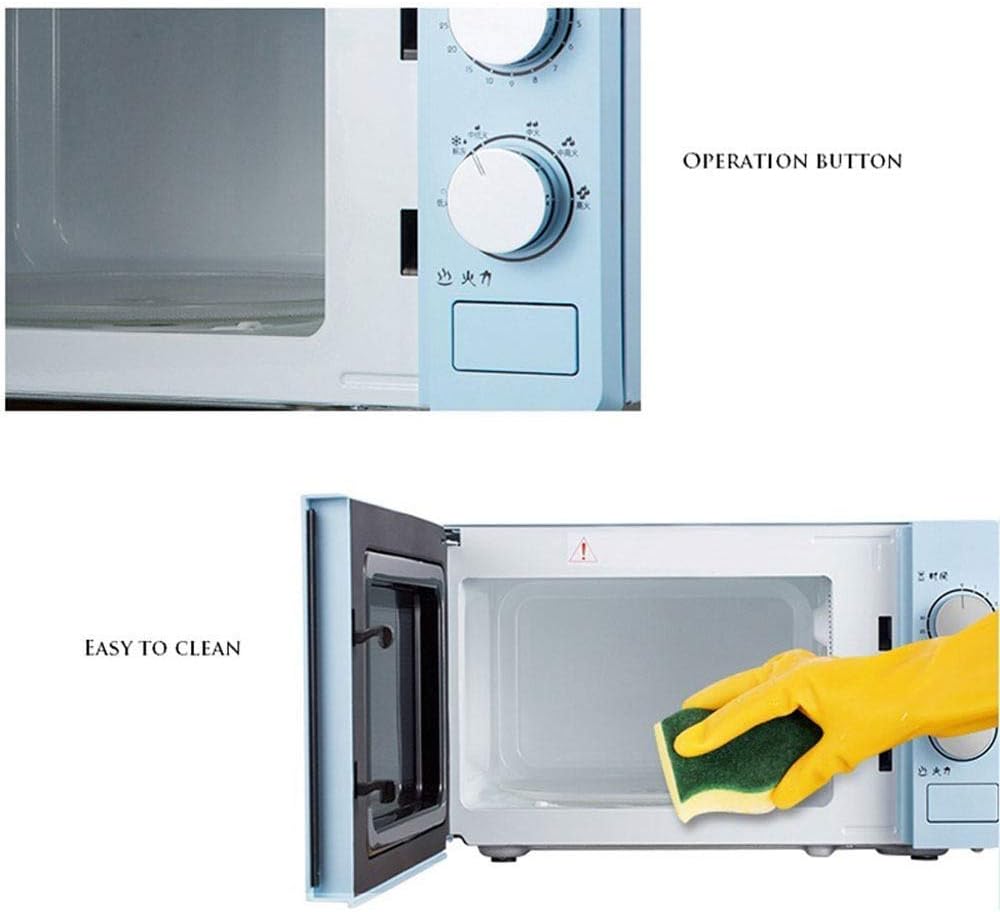 Microwave Oven 20 Litre, 800 Watt, Solo Microwave Oven with Function Defrost, 6 Power Setting, 0-30 Min Timer, One-Touch Express Cook, Easy to Clean, Stylish Design,Blue Useful (Blue)