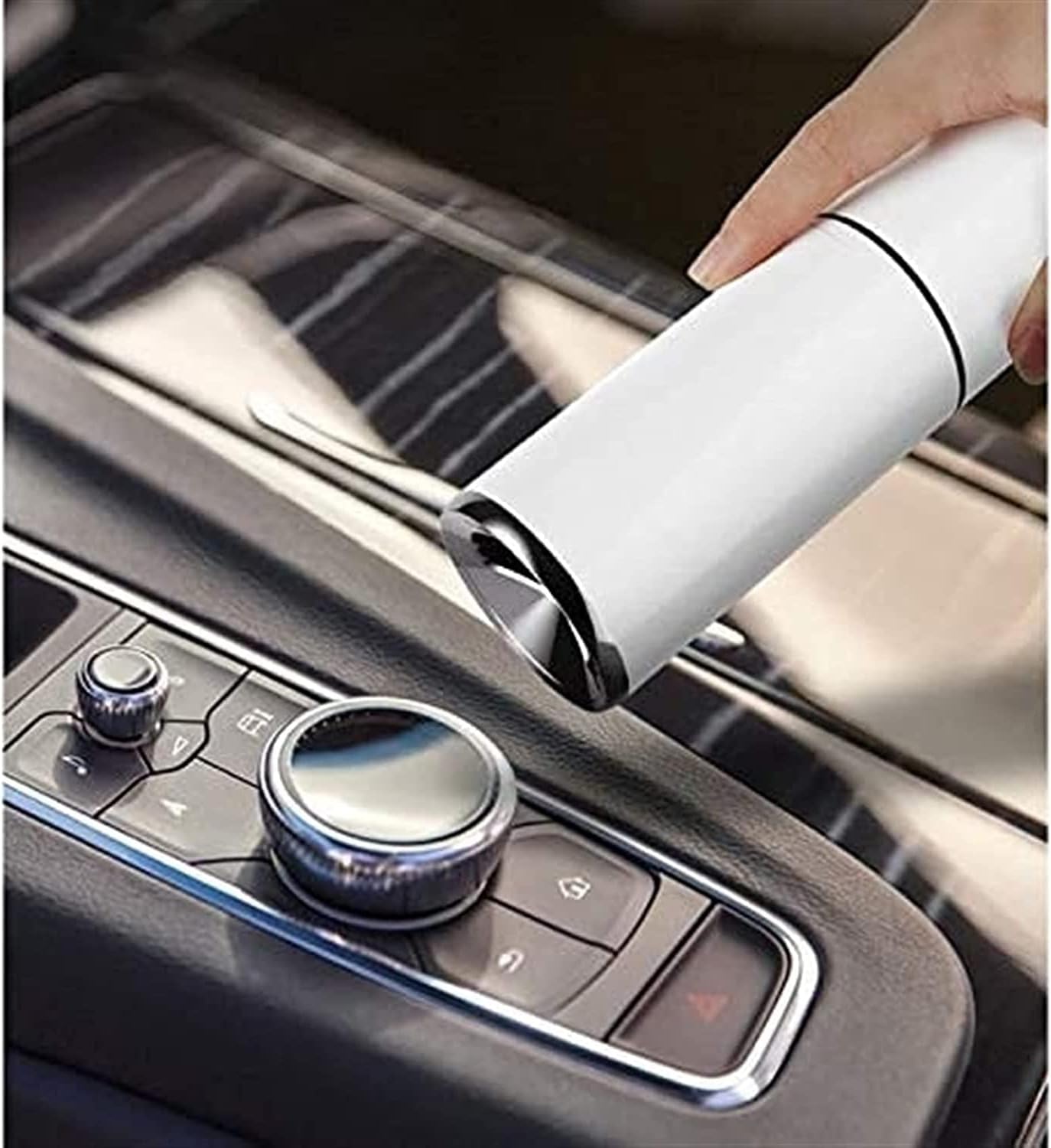 Cordless MiniHandheld Vacuums Cleaner Lightweight120W Strong Suction Hand Held Stick Vacuum with Accessories for Car/Office/Home (White)