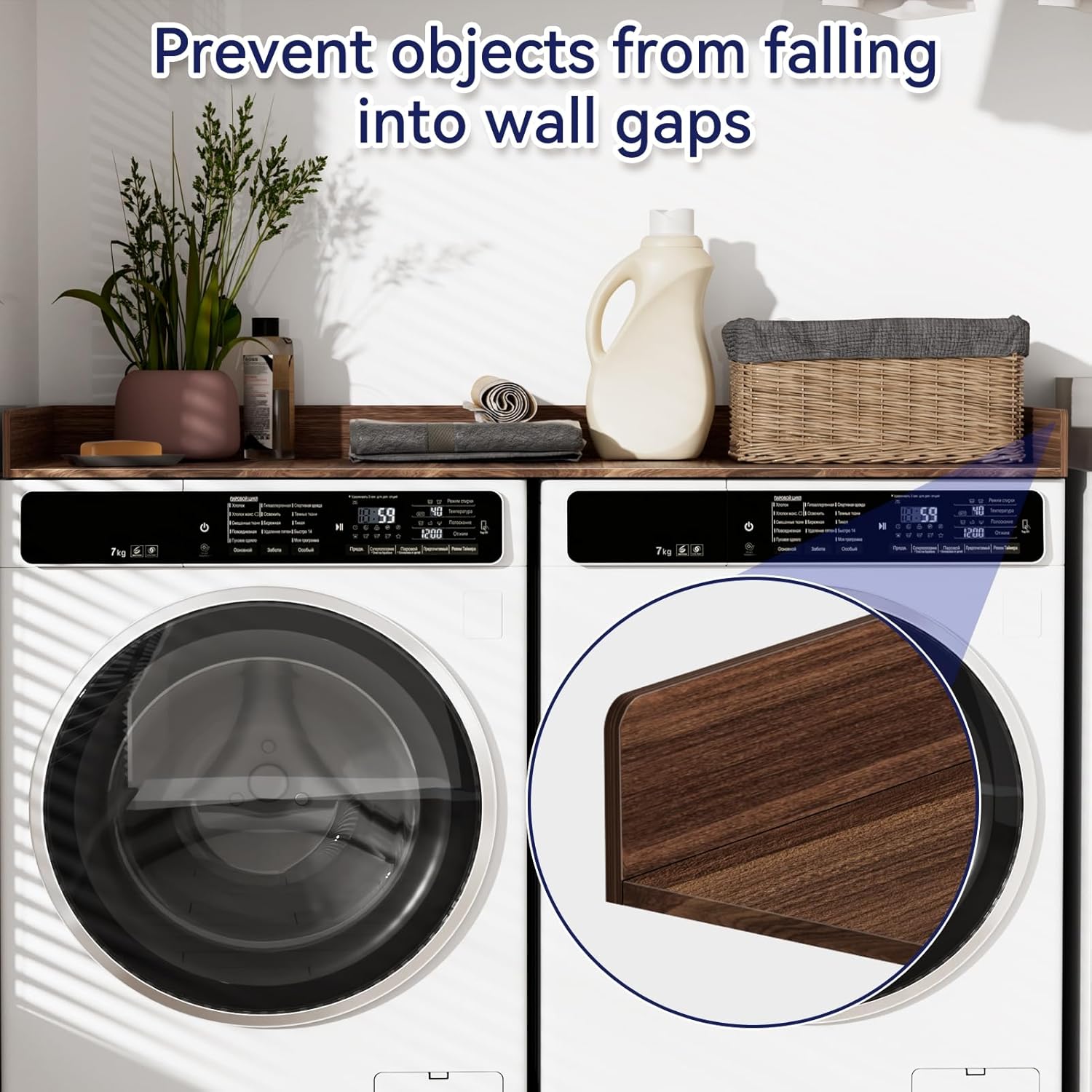 Walbest Washer Dryer Countertop, 54