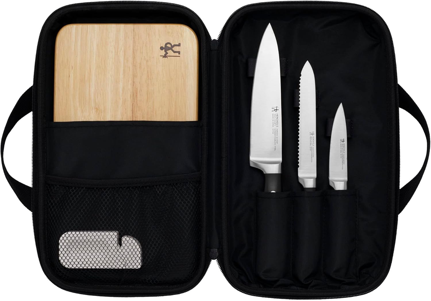 HENCKELS Forged Accent 6-pc Travel Knife Set,Black