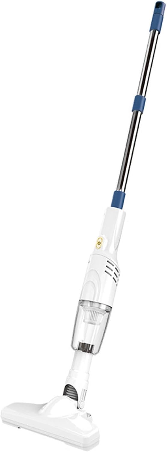 Stick Vacuum Cleaner, Handheld Vacuum with 5 Stage Filtration Bagless Handheld Vacuum, 4800PA Powerful Suction,30 Mins Cordless Lightweight Cleaner for Pet Hair and Fine Dust (White)