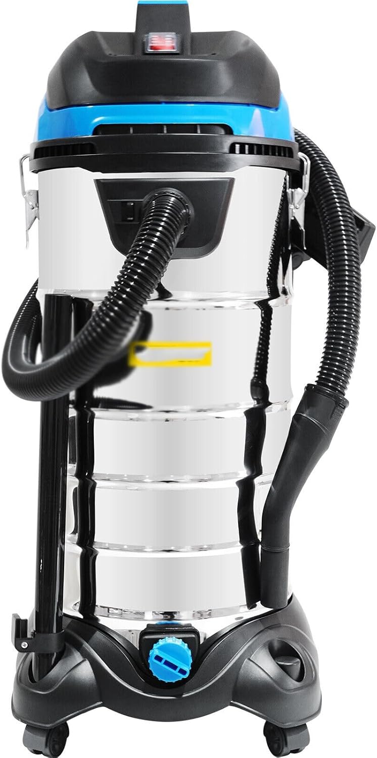 Dust Extractor Collector Wet & Dry 6.5-13.5 Gal. HEPA Filtration Systemfor Household and Jobsite Cleaning(11 Gallon (40 L))