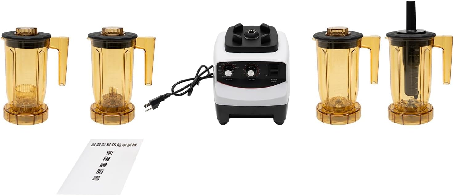 Tea Brewing Machine Bubble Tea Machine,Versatile Food Blender,Heavy Duty Commercial Grade Blender Mixer Juicer High Power Food Processor Ice Smoothie Bar Fruit Blender
