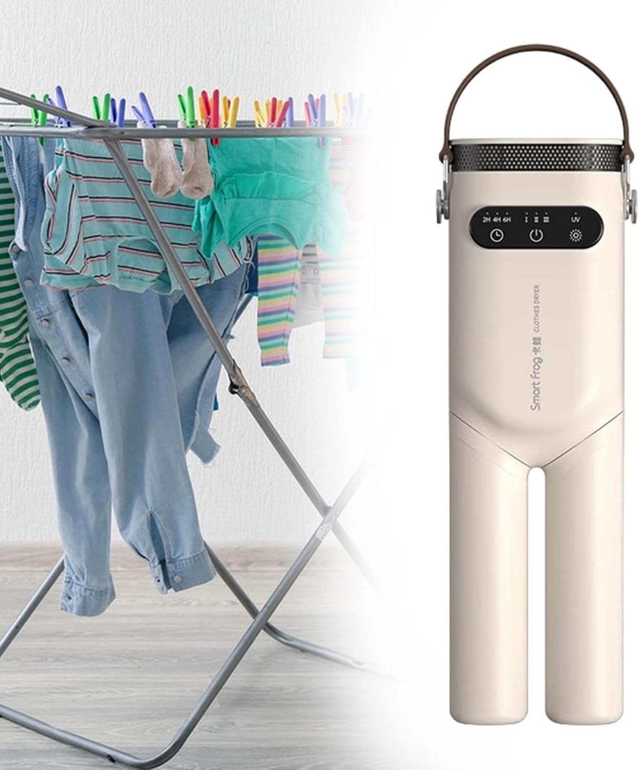 pistro Portable Clothes Dryer Laundry Dryer Easy to Use Mini Dryer Machine Electric Drying Machine for Travel Laundry Baby Clothes