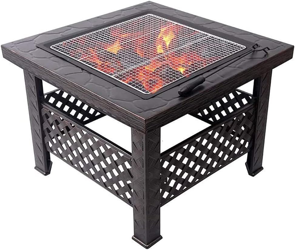 Villa Courtyard Barbecue Table, Barbecue Table, Outdoor Charcoal Barbecue Grill, Multi-Function Heating Barbecue Brazier, More Than 5 People