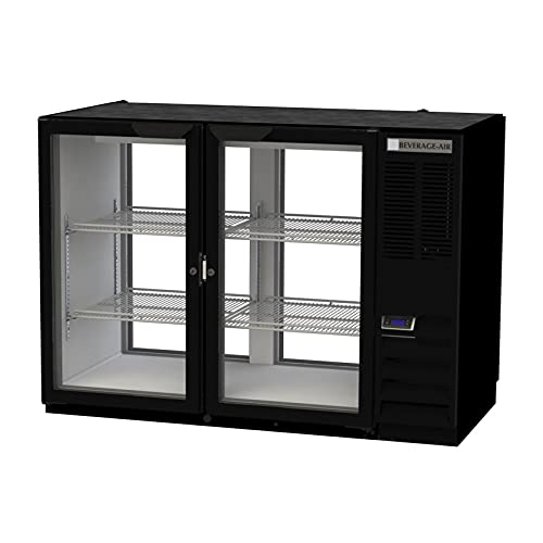 Beverage Air BB48HC-1-FG-PT-S Two-Section Refrigerated Pass-Thru Back Bar Open Food Rated Refrigerator, NSF