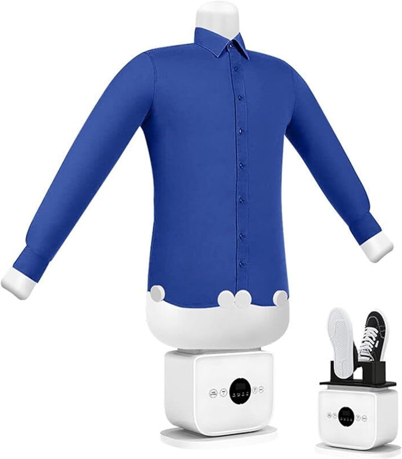 Automatic Shirt Ironing Machine, Hands Frees Hot Air Dryer & Iron 8 Minutes Quick Ironed Dry, Iron Custom Heat