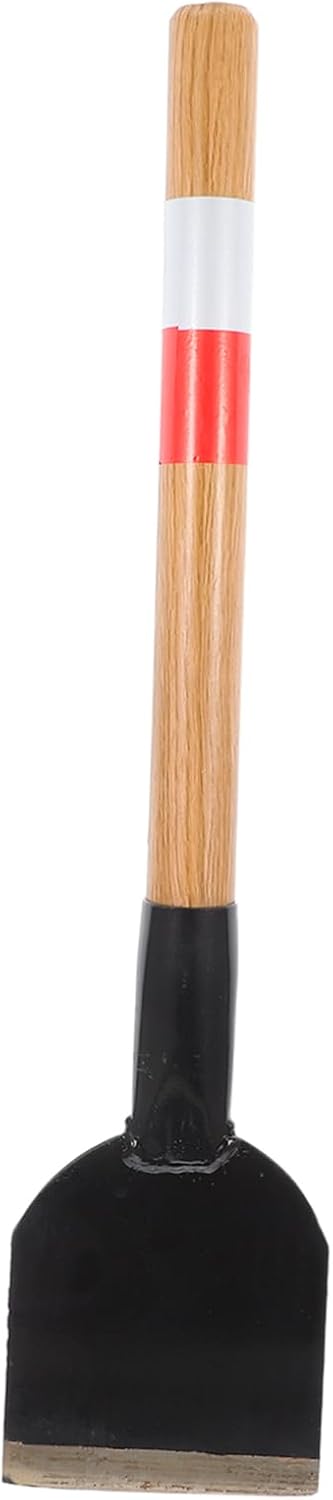 LIFKOME Heavy-Duty Railway Snow Shovel with Wooden Handle Compact Ice Scraper Tool for Efficient Snow Removal Railways and Driveways Versatile Outdoor Use