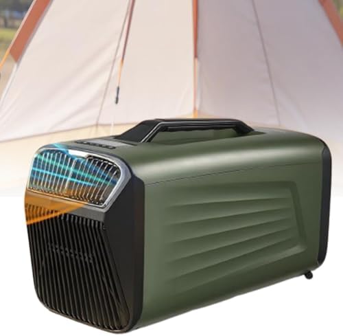 Portable Air Conditioner-Cooling&Heating(5400btu/5600btu),Mini Air Conditioner with Remote Control,4 Modes,Applicable Area 8-10㎡,for Camping Outdoor&Indoor,Rv,Truck,Van and Car,Grey