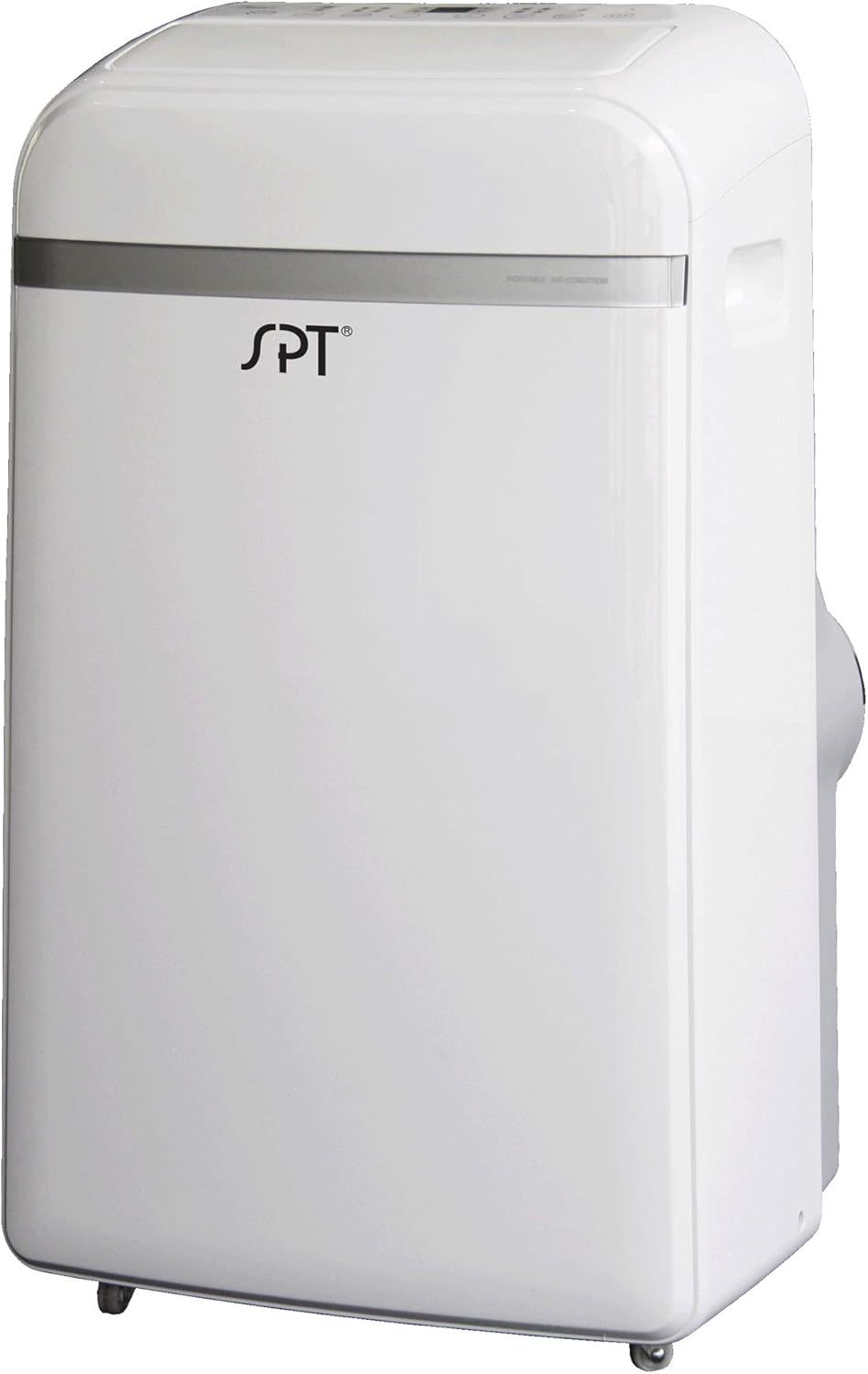 SPT WA-S1032E 13,500BTU Portable Air Conditioner – Cooling (SACC: 10,300BTU), with Cooling, Dehumidifying, Fan, White, Remote Control, 24-hr Timer, for 300-350 sq. ft. 18.39