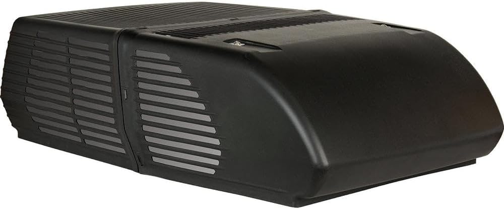 Coleman-Mach 45204-0762 Mach 10 Signature Series Low-Profile Air Conditioner with Wood Skid - 15,000 BTU, Textured White