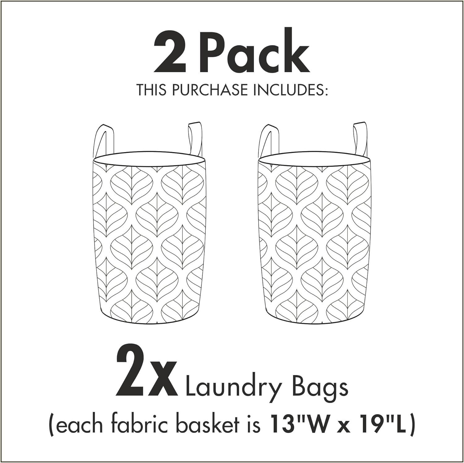 Lunarable Vintage Airplane Laundry Bag Pack of 2, Colorful Aircraft Concept Silhouettes on Beige Background Aviation Theme, Hamper Basket with Handles Drawstring Closure, 13