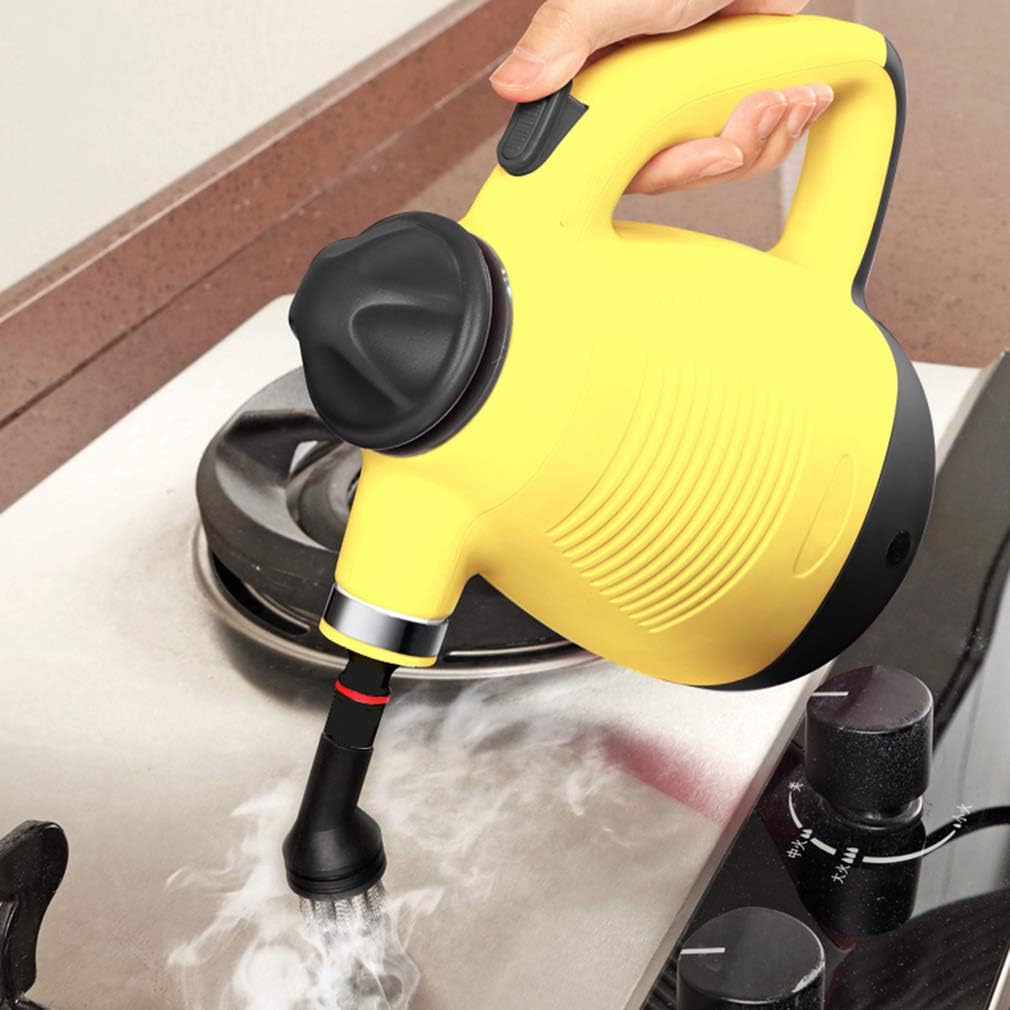 Multifunction Handheld Pressurized Steam Cleaner Portable Steamers Chemical-Free Sanitizer Steam Iron for Bathroom Kitchen Pets Children's Toys Cars