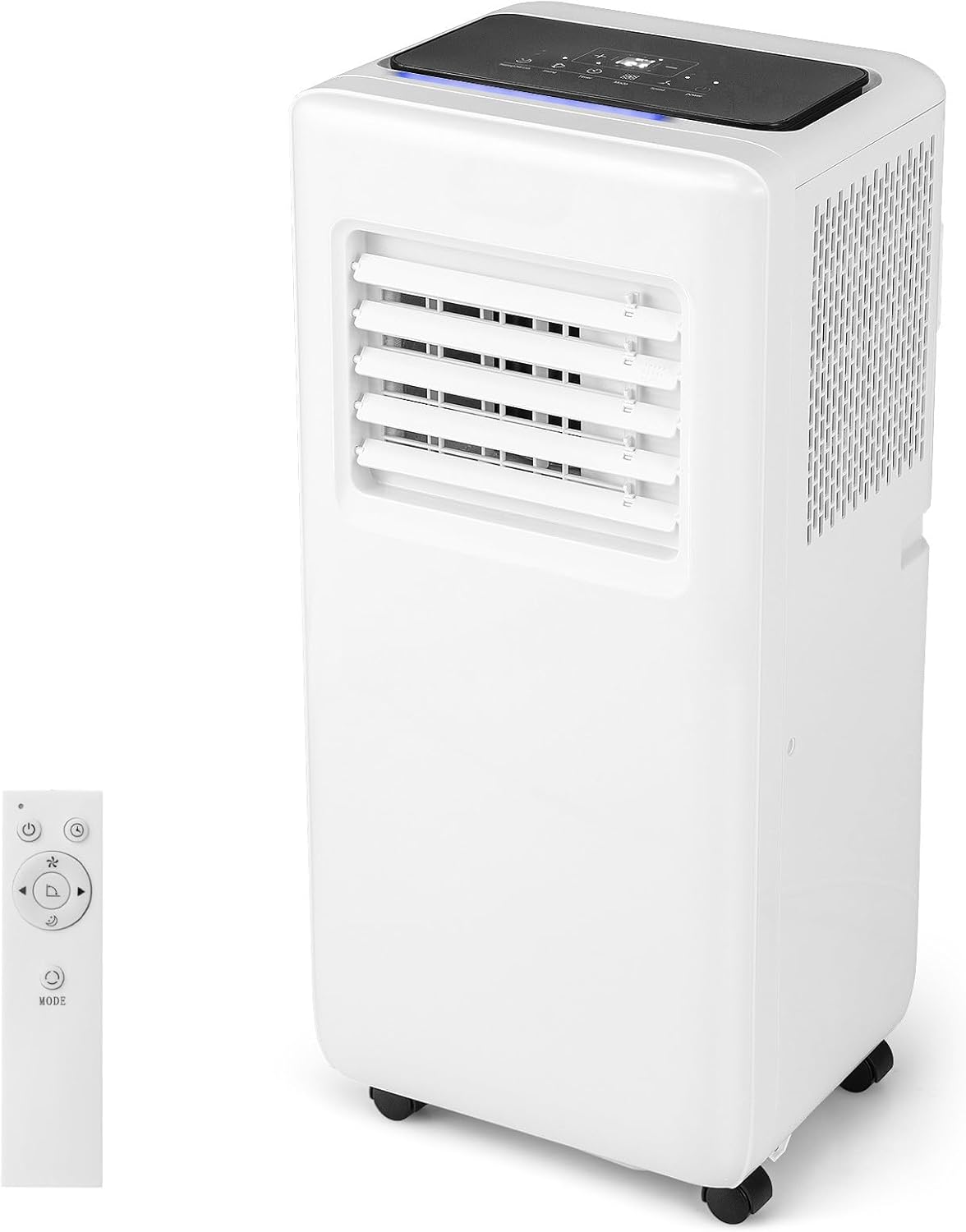 SIMOE 8000 BTU Air Conditioner Portable with Remote Control, Portable AC Unit for Room Up to 250 Sq. Ft., with Dehumidifier & Fan mode, Sleep Mode, 24H Timer, Installation Kit for Home/Office/Dorms