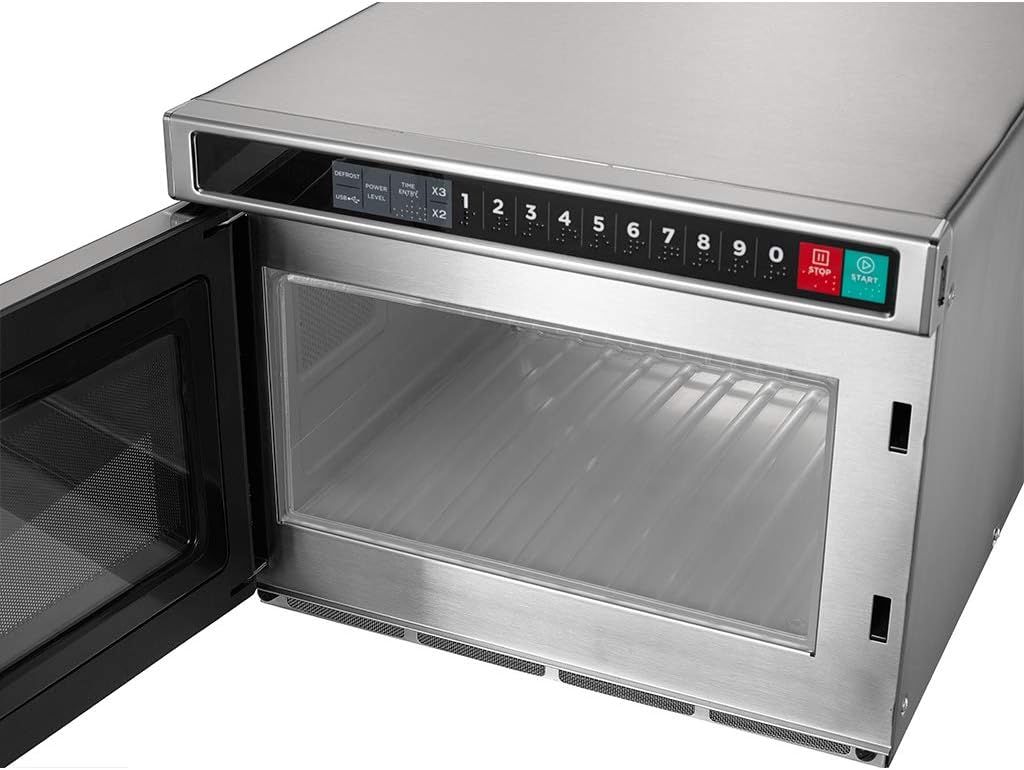 Midea Equipment 2117G1A Commercial Microwave, 2100 Watts, Stainless Steel