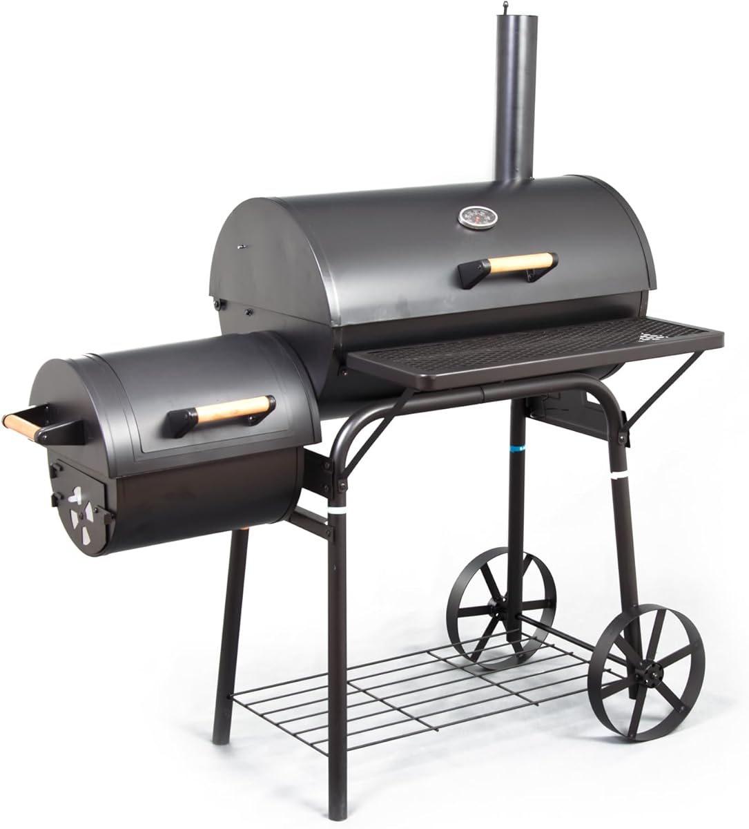 G21 BBQ Big, Smoker with Smoker Chamber, Thermometer, 2 Grill Surfaces, 4 Year Warranty
