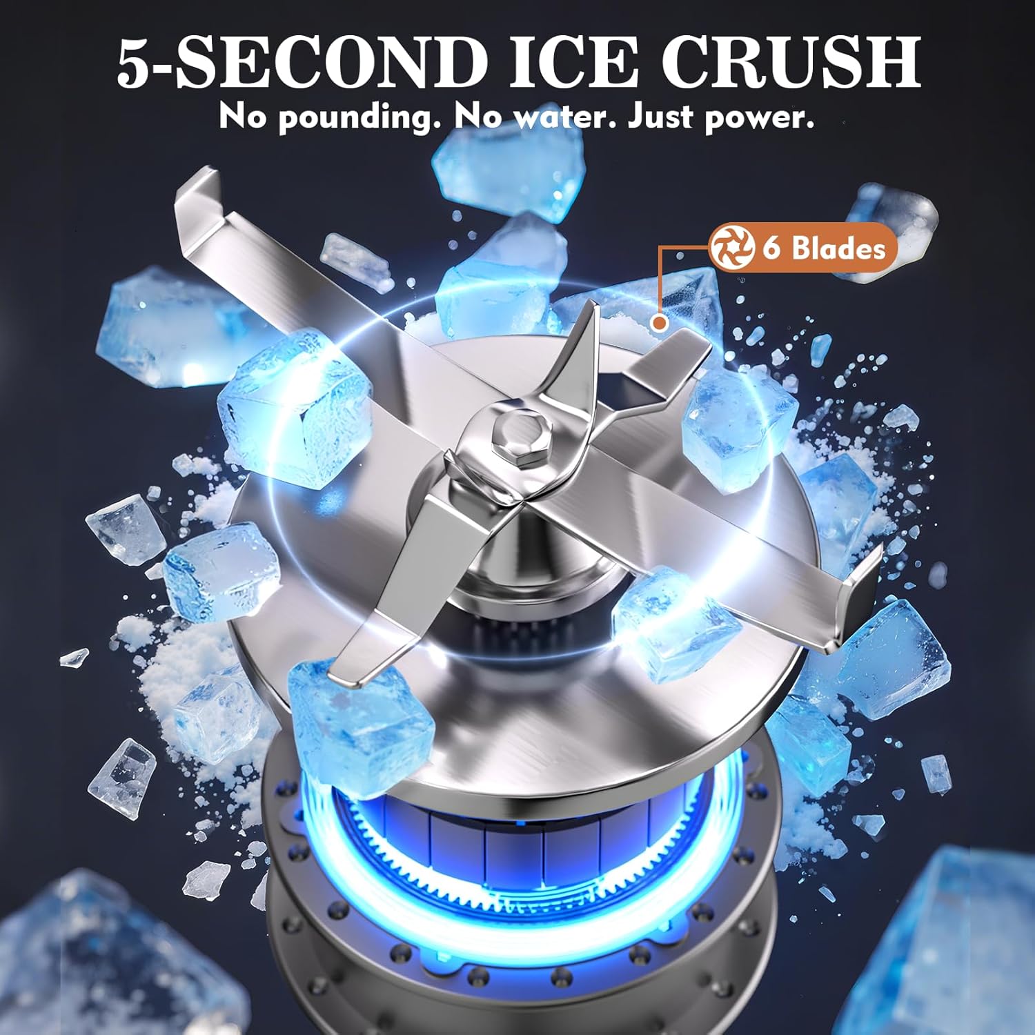 Commercial Blender for Smoothies, Professional Blender, High Speed Quiet Countertop Blenders with Sound Enclosure, 70 Oz Pitcher, Self-Cleaning (WHITE)