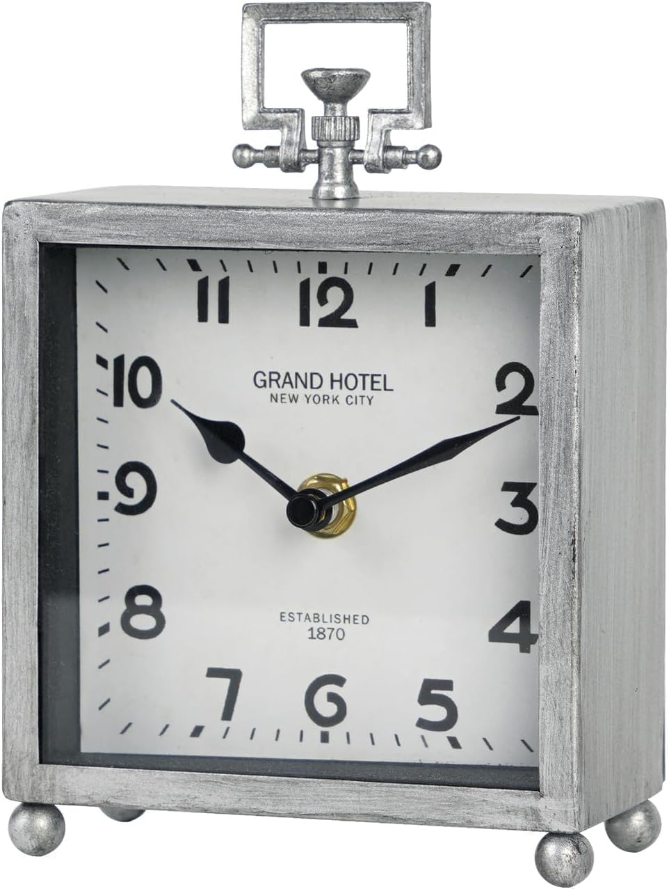 Household Decorative Clocks, Silent Watches, Suitable for fireplaces, Bookshelves and Living Room Decoration Suitable for Kitchen, Living Room or Office(Rose Gold)