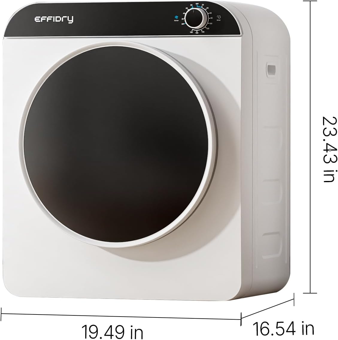 110V Portable Clothes Dryer 830W Compact Laundry Dryers 2 cu.ft Electric Machine with Stainless Steel Tub for Apartment,RVs,Dorms,12LBS drying machine Clothing Dryer secadora portatil de ropa