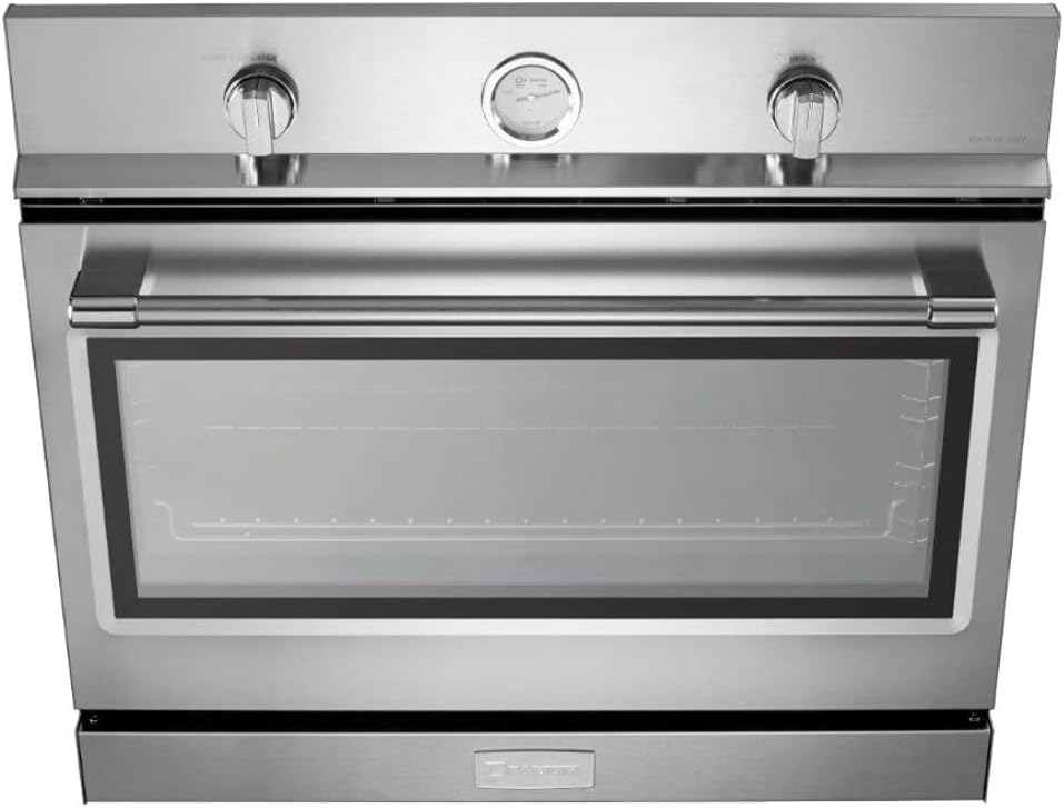 Verona VEBIG30NSS 30 inch Built-In Gas Single Wall Oven with 3.5 cu. ft. Capacity, Convection in Stainless Steel