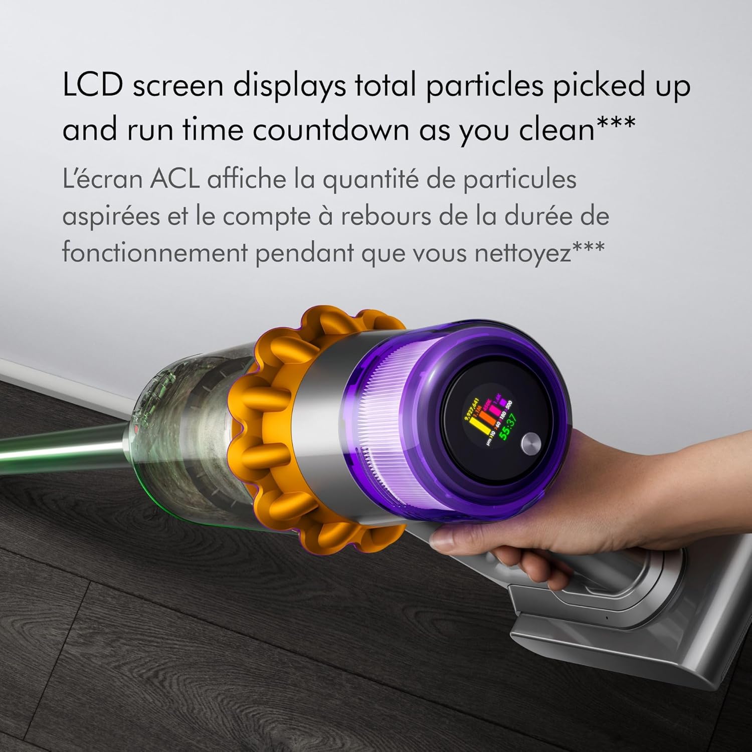 Dyson V15s Detect Submarine​ Wet Dry Vacuum, Yellow/Nickel