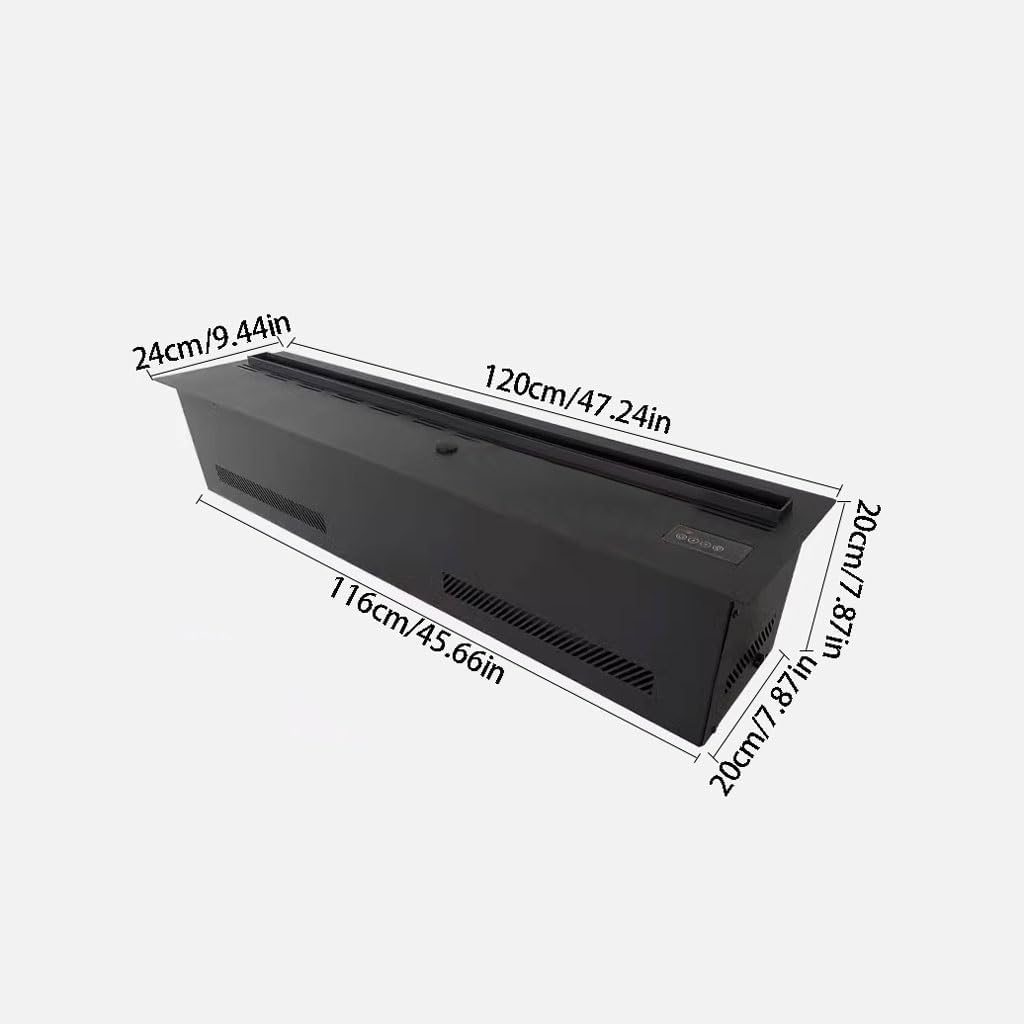 3D Water Vapor Fireplace with Humidifier Flame Villa TV Cabinet Fireplace Simulation Flame Humidifier Home Living Room TV Cabinet Embedded Fireplace(120cm)