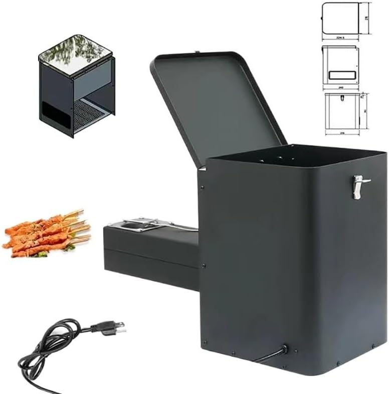 110V/220V Digital Temperature Controller Electric Wood Pellet Smoker Grill Parts Feeding Box DIY BBQ Pellet Grills Accessories (Color : B, Size : 110V)