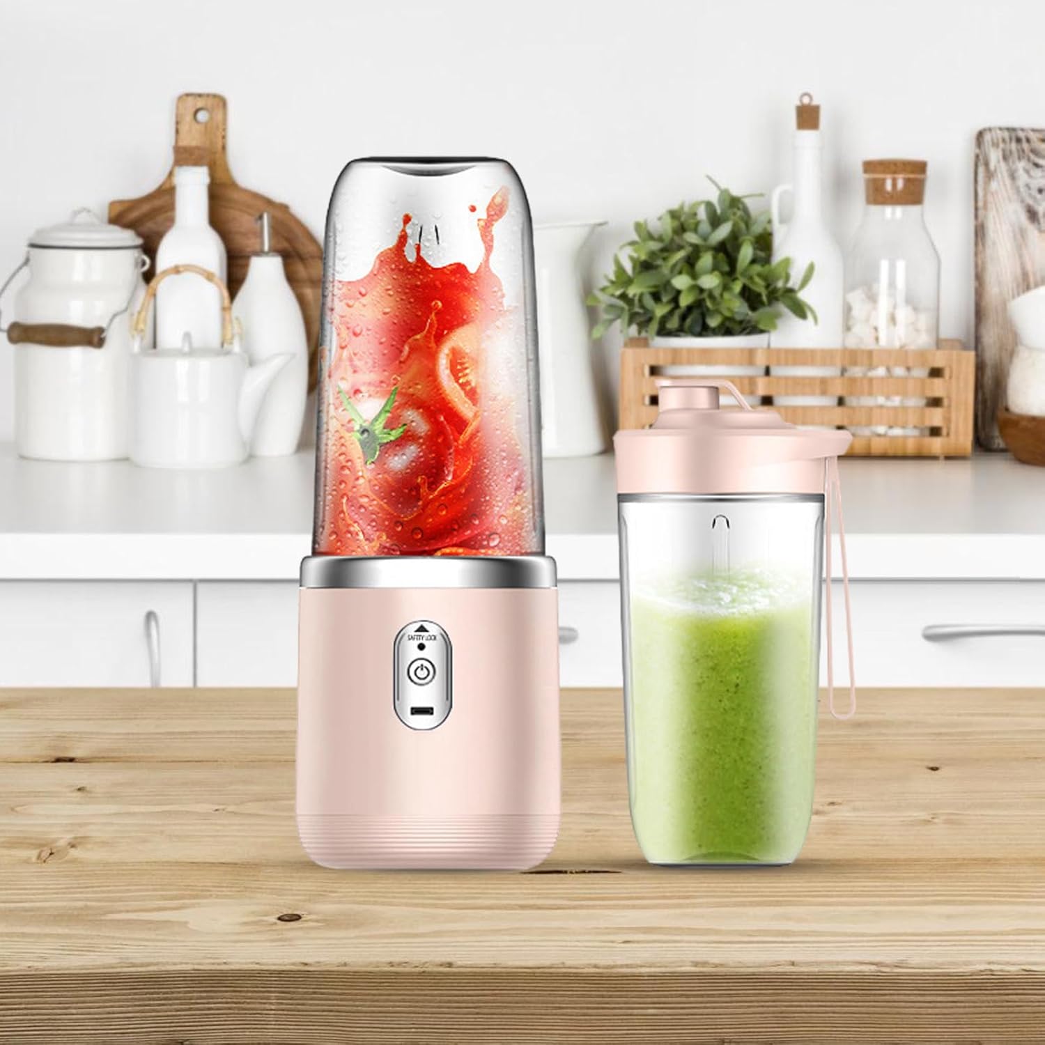 Portable Blenders Cup Juices Extractors Cup Juicing Cup Juices Making Cup Blenders Cup Suitable for Office and Travel