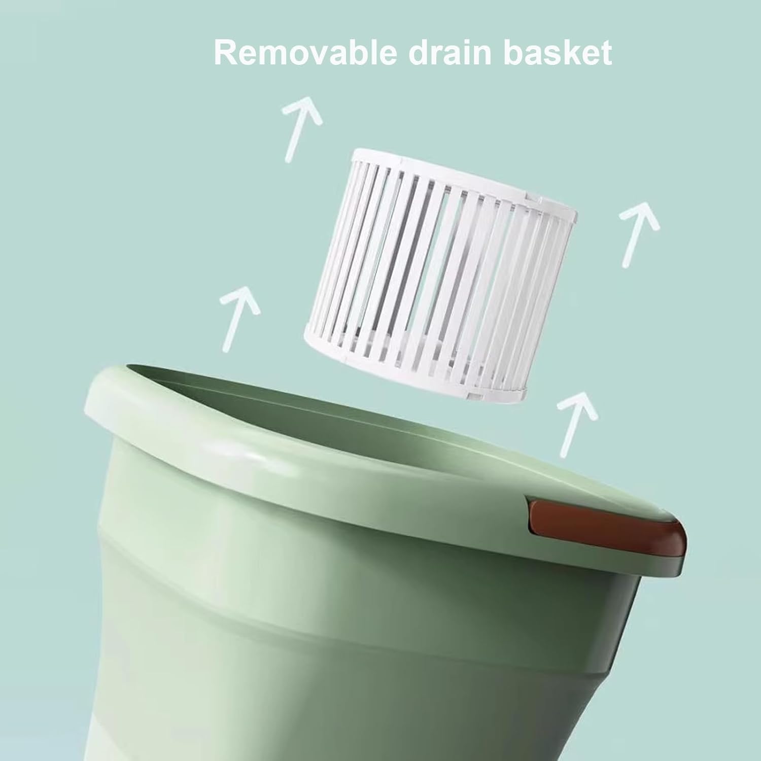 Portable Washing Machine 18L, Mini Washer, Small Foldable Washing Machine, Mini Laundry Machine, for Socks Baby Clothes and Small Items(Pink)